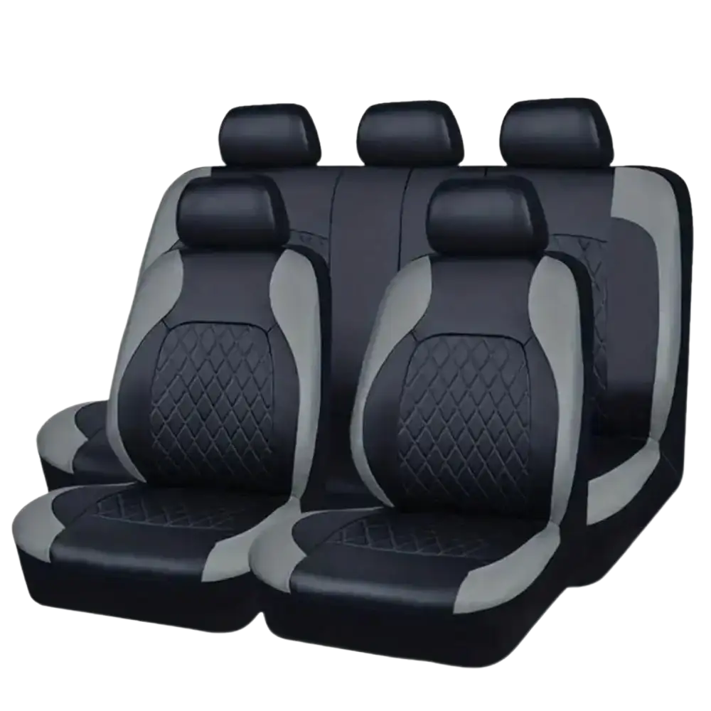 Universal Car Seat Covers PU Black Fashions Sports Seat Covers PU Car Seat Cover Universal Interior Accessories