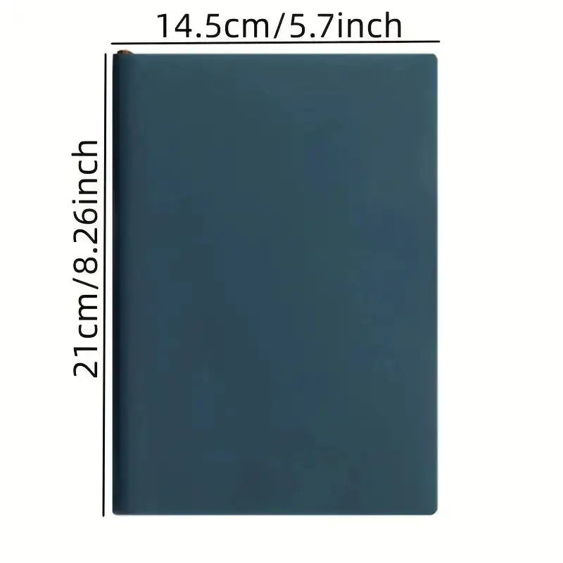Cuaderno de piel sintética A5 de tapa blanda, diario impermeable para escribir, agenda bonita para tomar notas de viajes, material de oficina y escolar, regalo para mujeres y hombres