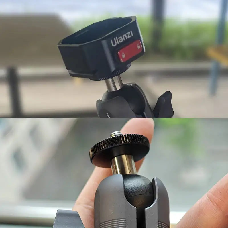 Support de caméra sport FANAUE adaptateur de base à bille de 25 mm pour panoramique 1/4 accessoires de tir à vélo 360 compatible avec RAM