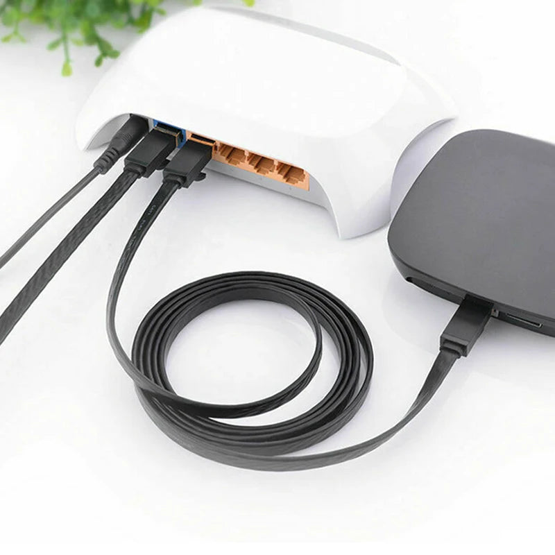 Ethernet-Netzwerkkabel RJ45 Cat7, Outdoor-Patchkabel, wasserdichtes LAN-Kabel für PC und Laptop