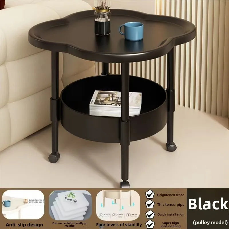 Bedroom Bedside Table, Small Coffee Table, Modern, Simple and Durable Small Coffee Table