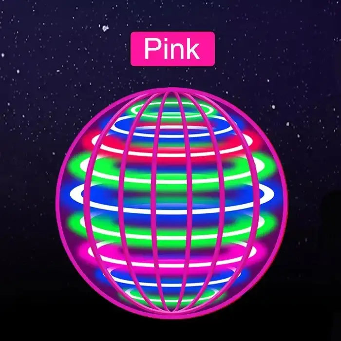 Schwebender magischer UFO-Flugball mit LED-Glitzerlichtern, automatisch rotierende Flugmaschine, Outdoor-Sportspielzeug, Geburtstagsgeschenk
