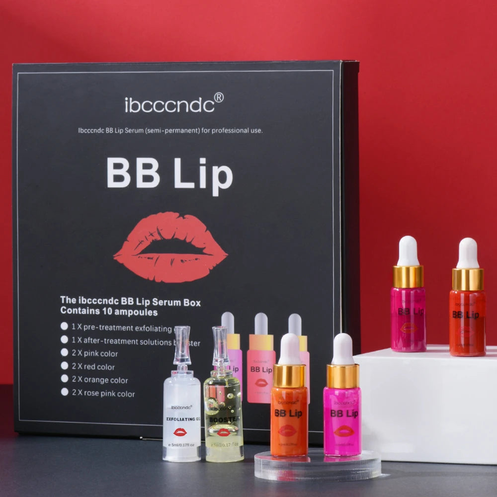 Koreanisches Glow-BB-Lippenampullenserum – semipermanenter getönter Gloss