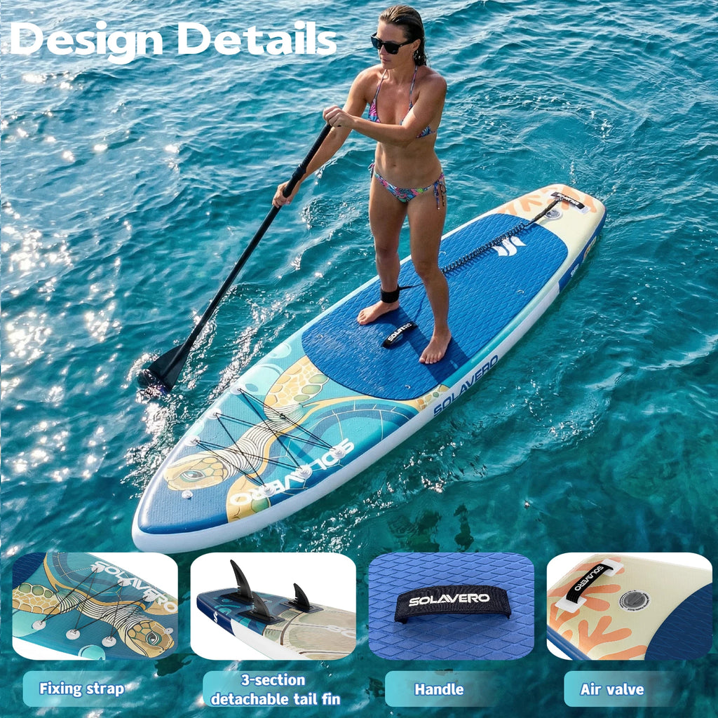 Tabla de paddle surf inflable – EVA antideslizante, accesorios completos