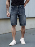 Shorts en jean moulants pour hommes, style classique 2026, nouvelle mode décontractée d'été, pantalon court fin et extensible, taille 40
