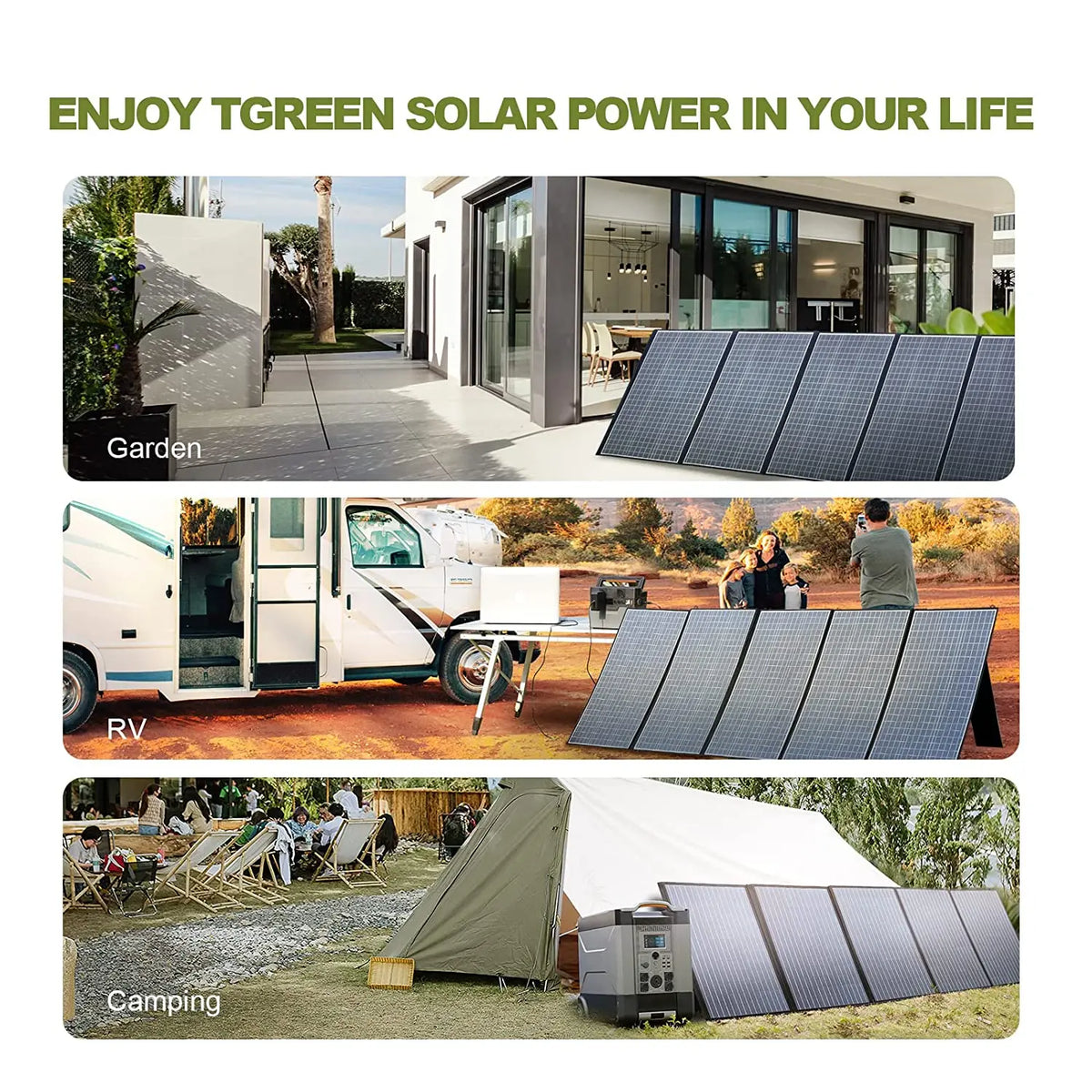 ALLPOWERS Foldable Solar Panel – 60W to 400W, Waterproof