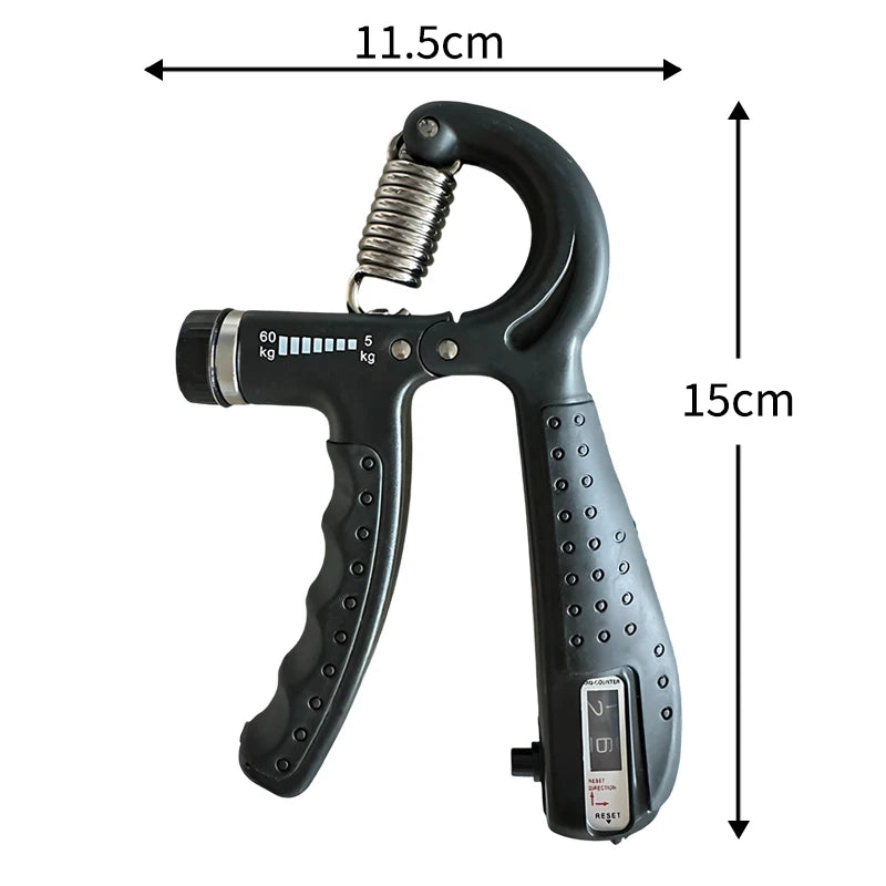 Set de entrenamiento de fuerza de agarre con ejercitador de dedos, potenciador de agarre manual, estirador de dedos, anillo de agarre y bola de descompresión muscular
