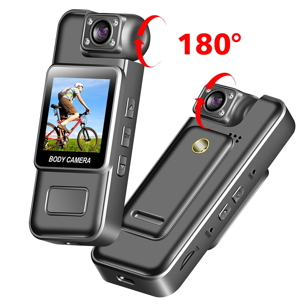4K 2K 1080P Mini WiFi Camera Portable Digital Video Recorder BodyCam 1080P Infrared Night Vision Police Cam Small Bike Camcorder