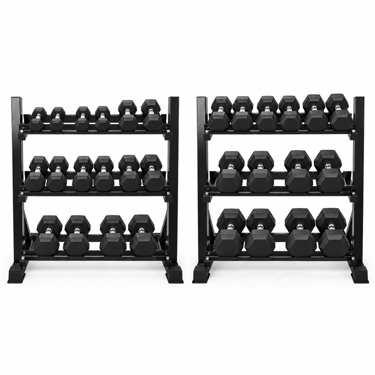 HAJEX Gummi-Hex-Hanteln in Kanada (2,5 bis 150 LB) - Performance-Serie