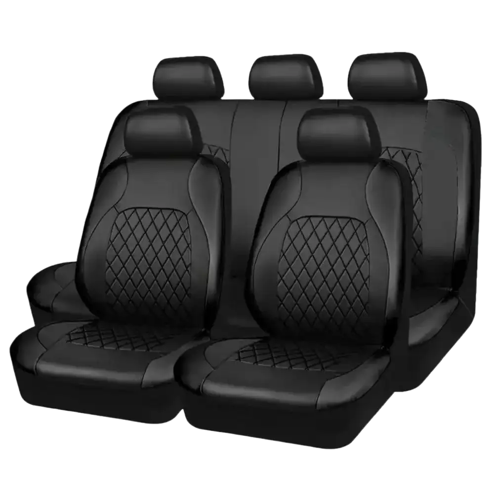Universal Car Seat Covers PU Black Fashions Sports Seat Covers PU Car Seat Cover Universal Interior Accessories