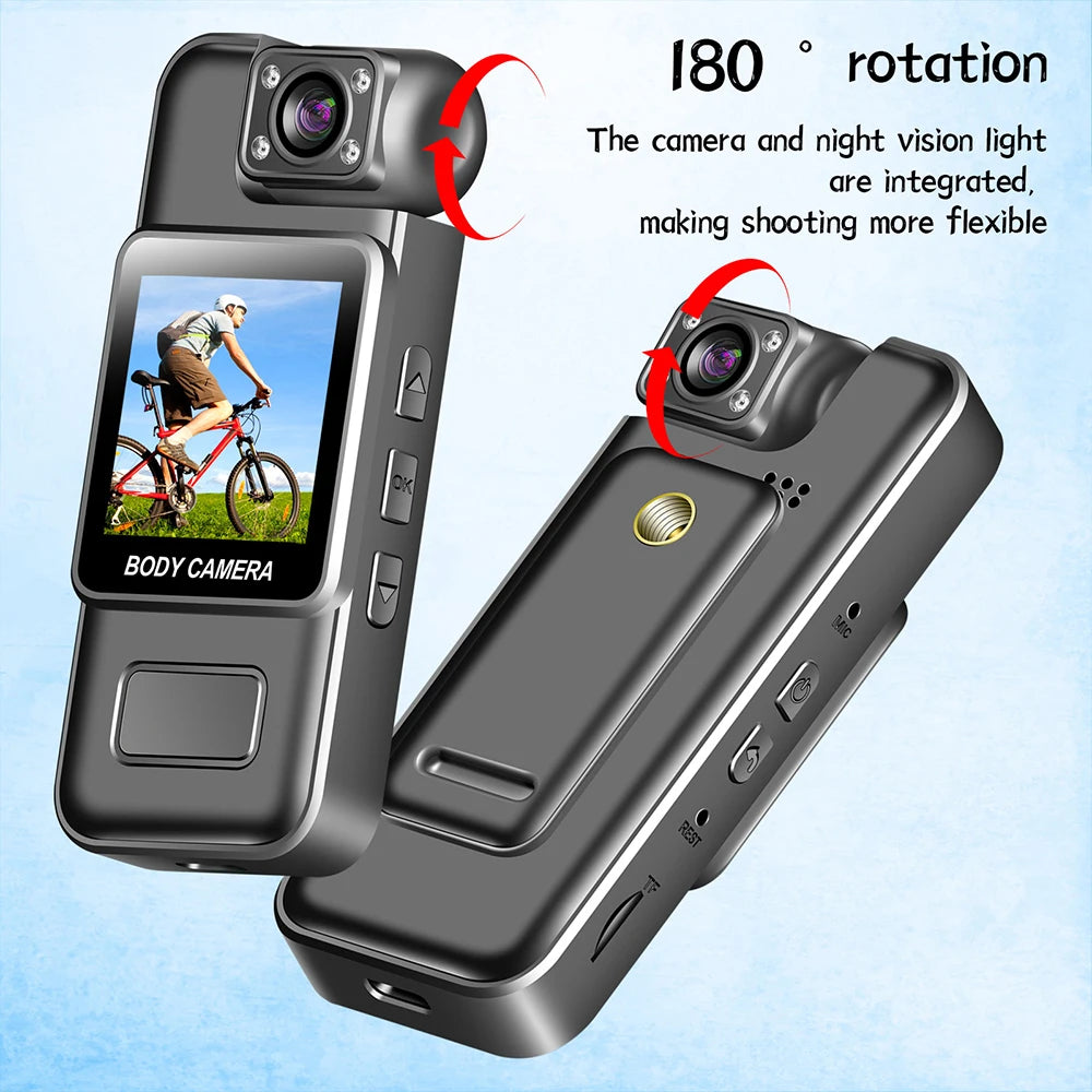 4K 2K 1080P Mini WiFi Camera Portable Digital Video Recorder BodyCam 1080P Infrared Night Vision Police Cam Small Bike Camcorder
