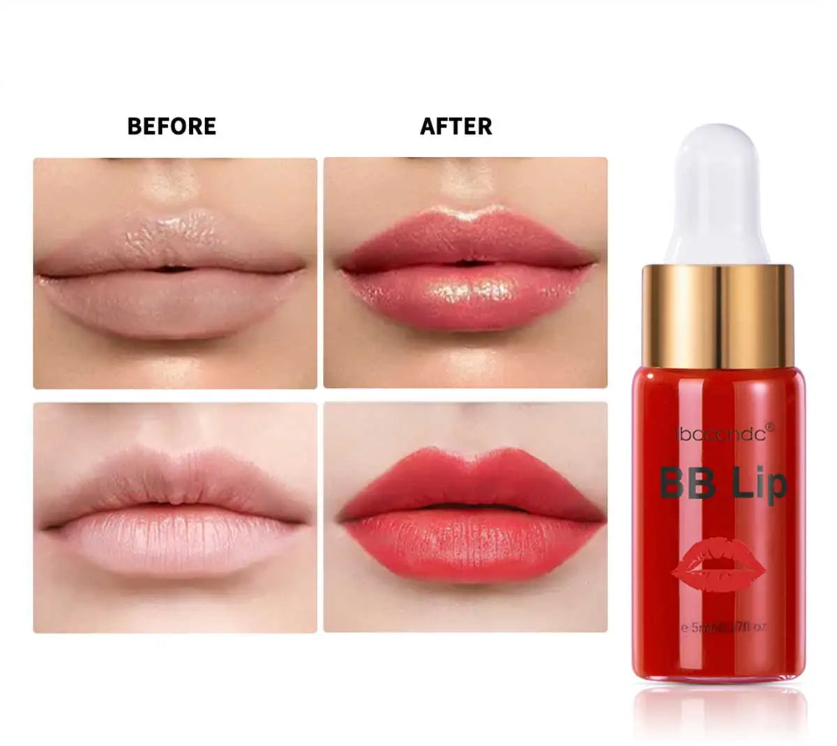 Koreanisches Glow-BB-Lippenampullenserum – semipermanenter getönter Gloss