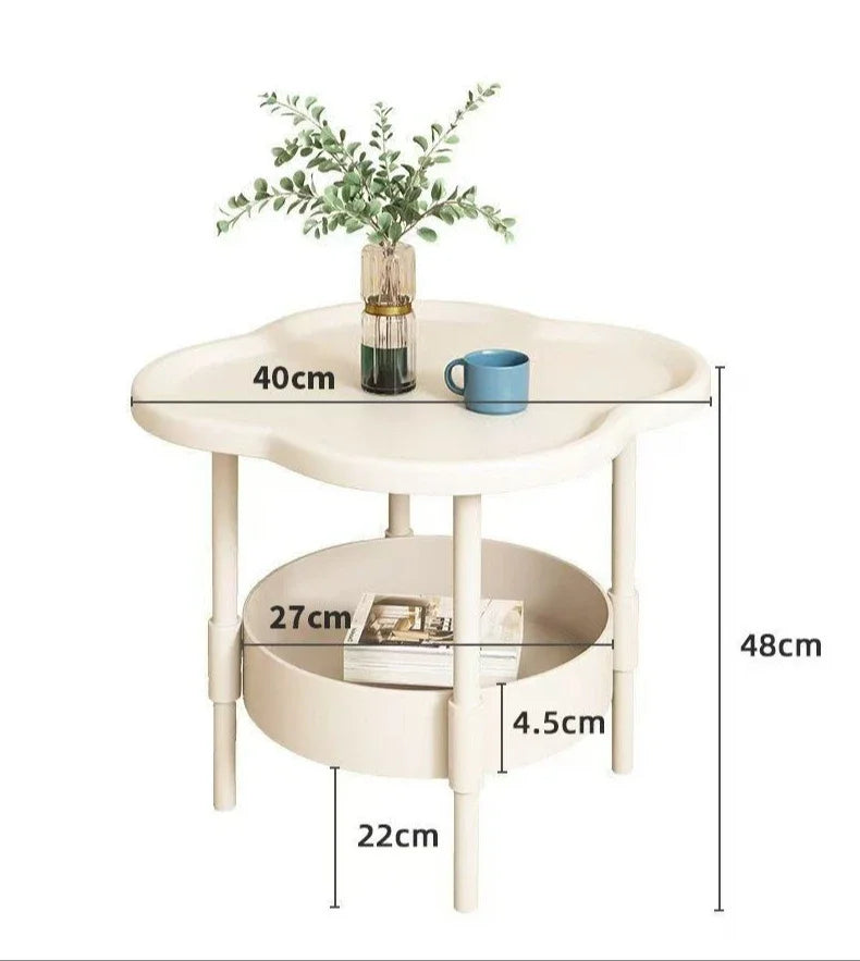 Bedroom Bedside Table, Small Coffee Table, Modern, Simple and Durable Small Coffee Table