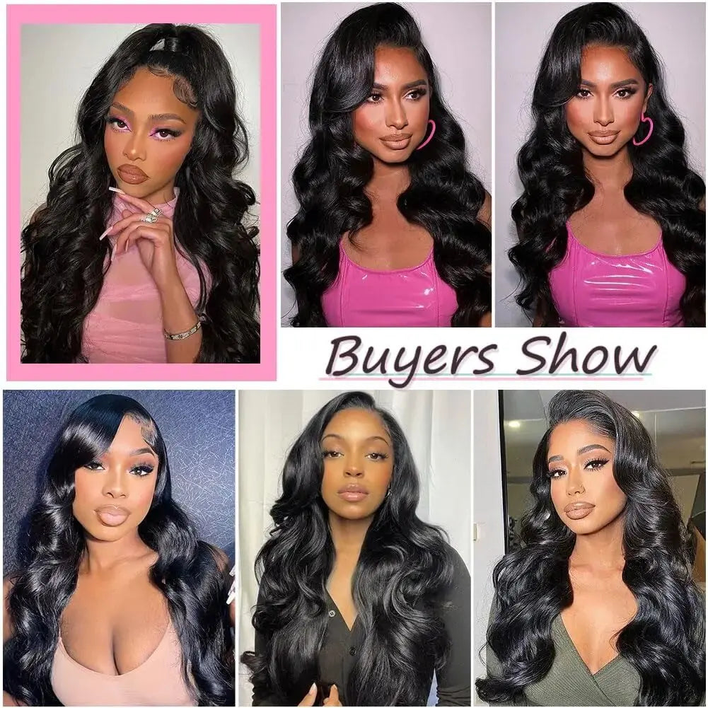 Brazilian Body Wave Human Hair Wig with HD Lace