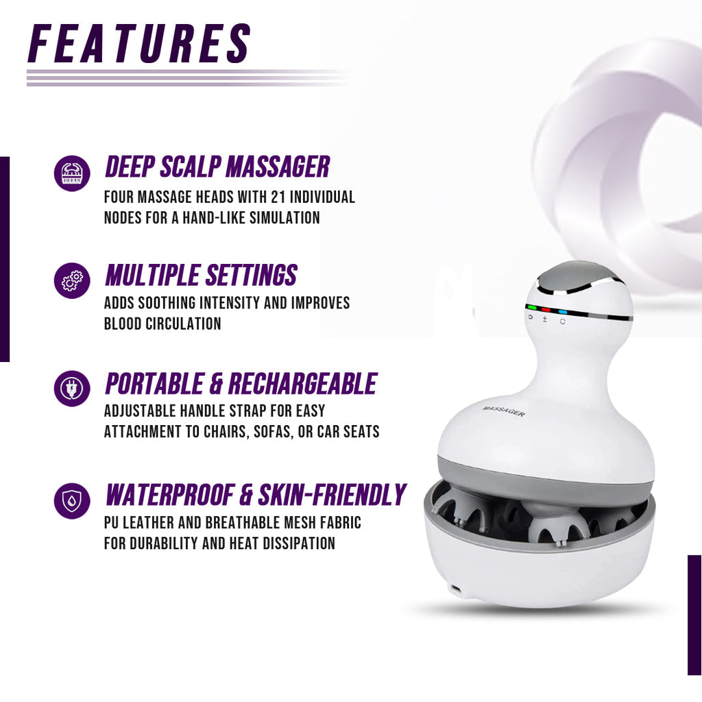Smart Electric Scalp Massager —  The Self-Care Gift Everyone Wants