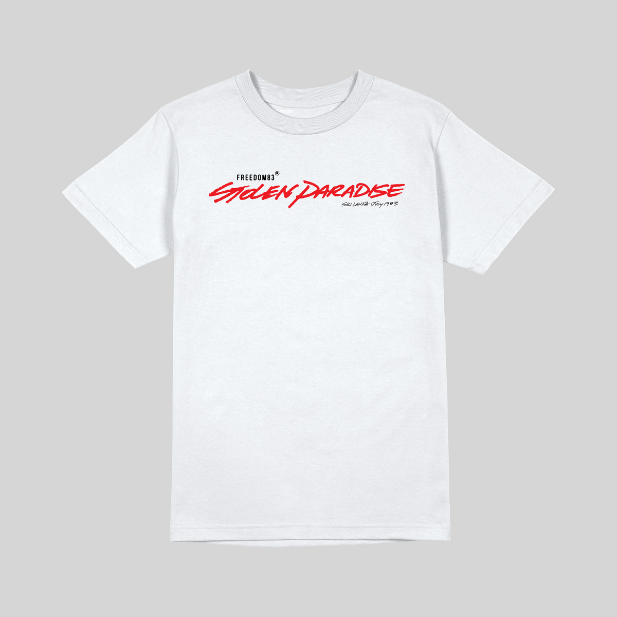 Camiseta Stolen Paradise - Blanca