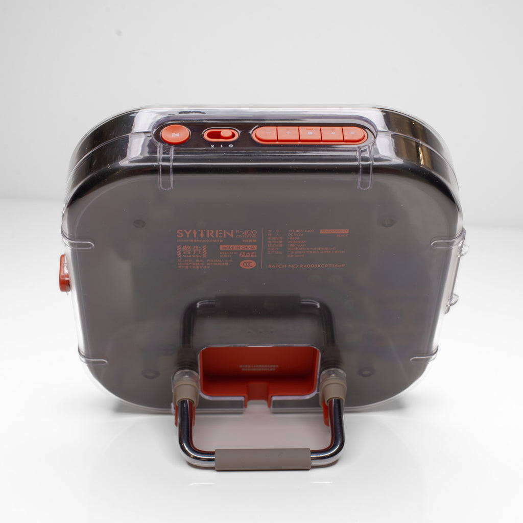 Kit de reproductor de CD Bluetooth SYITREN R400 - Negro translúcido