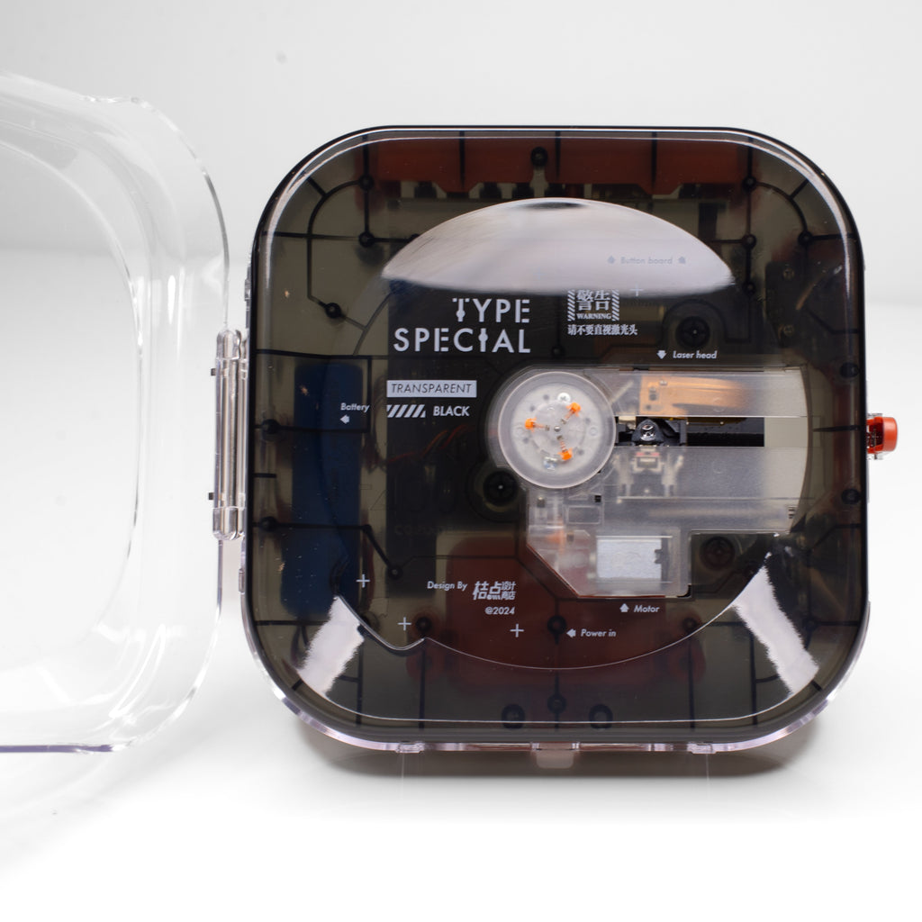 Kit de reproductor de CD Bluetooth SYITREN R400 - Negro translúcido