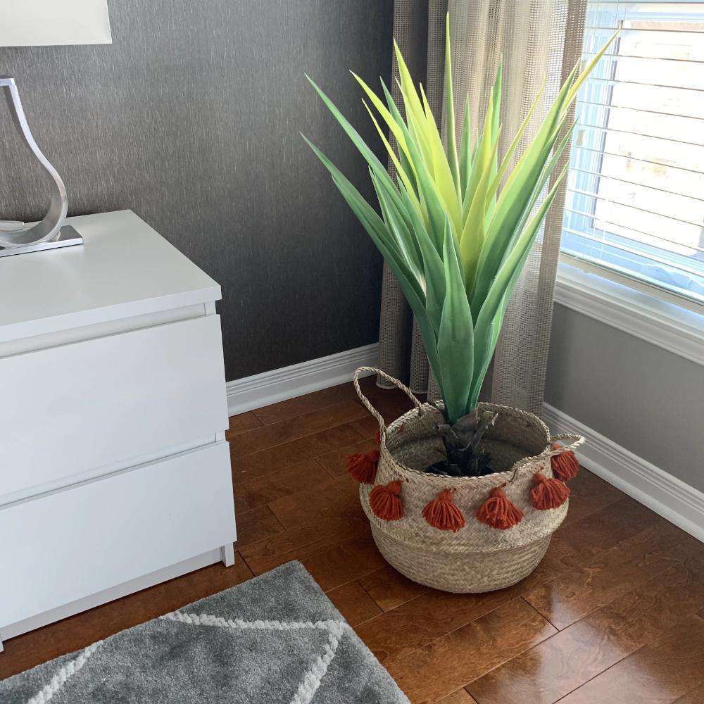 Tila Artificial Agave Tree Potted Plant 3'