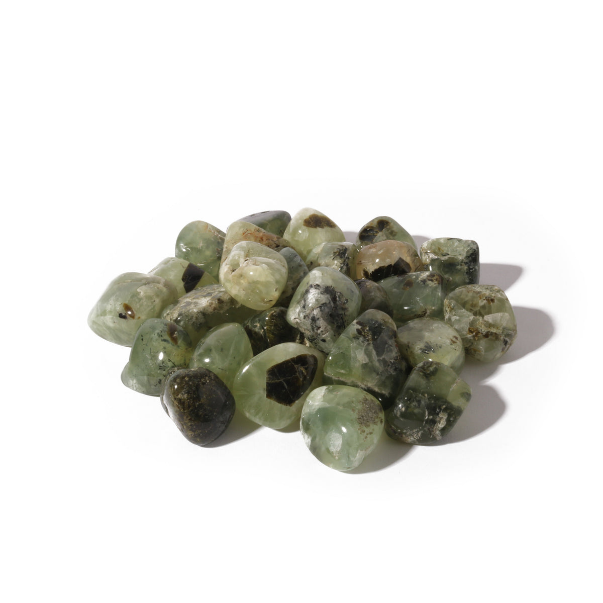 Prehnit Trommelstein 'B' (Indien) - 1lb Beutel