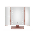 Miroir de maquillage Conair à trois volets avec éclairage LED
