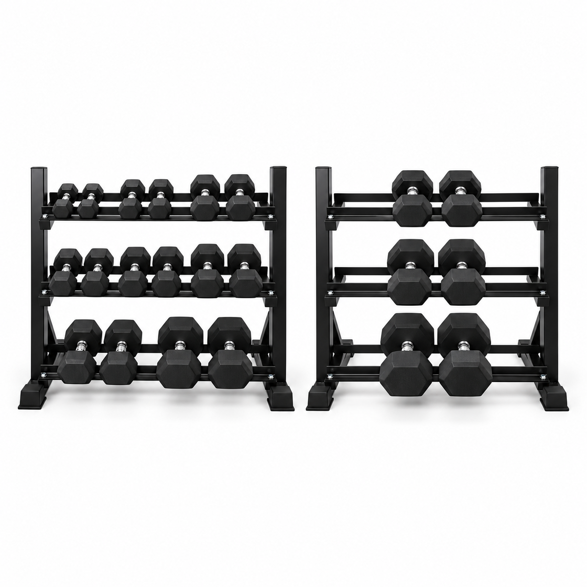 HAJEX Gummi-Hex-Hanteln in Kanada (2,5 bis 150 LB) - Performance-Serie