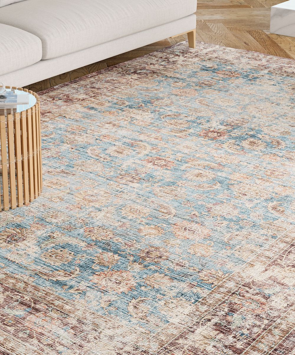 Zariah Brick Lagoon Rug