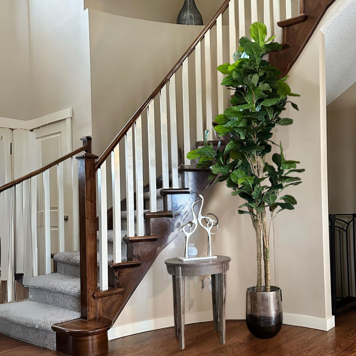 Nora Artificial Fiddle Leaf Potted Plant (Multiple Sizes)