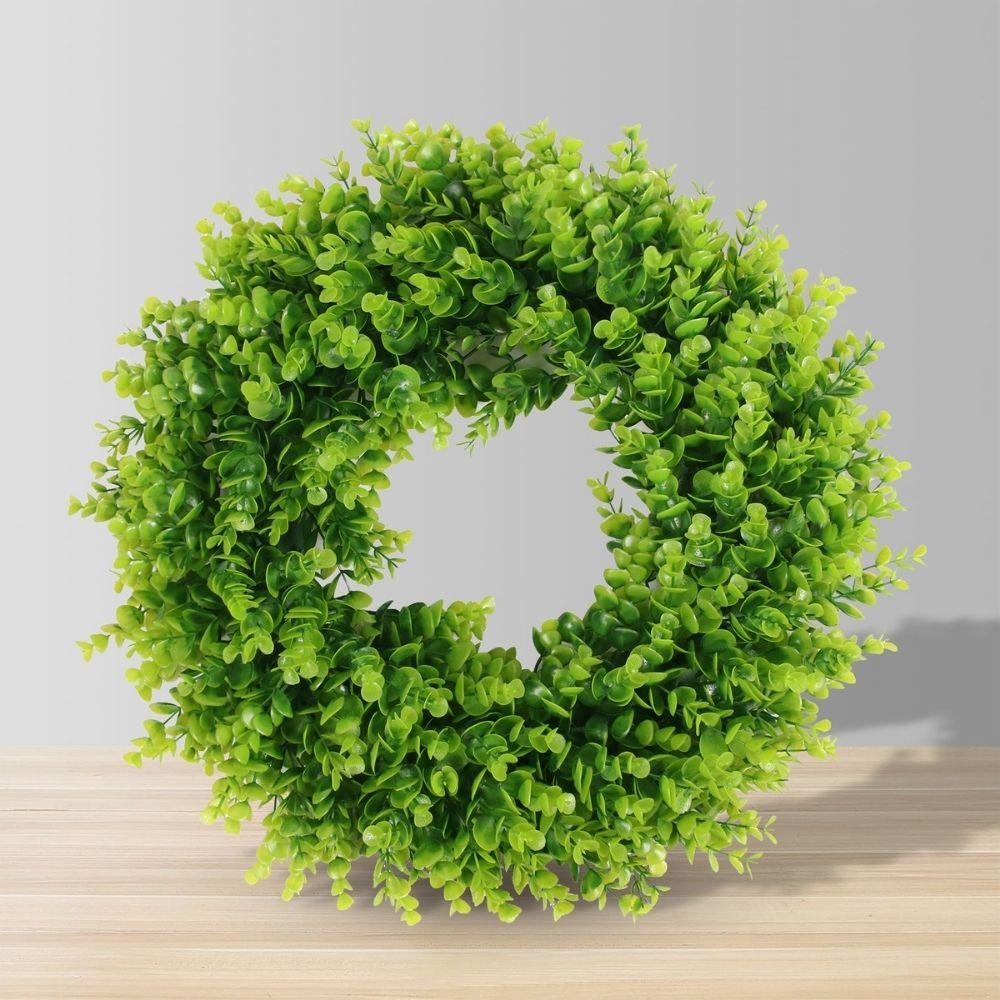 Elsie Artificial Eucalyptus Wreath 18.9''