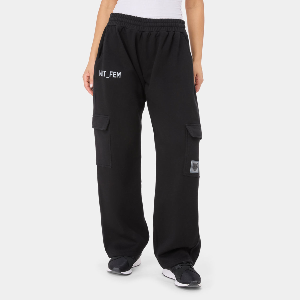 VOLTFEM_77 CARGO BOTTOM — NOIR GUERRE