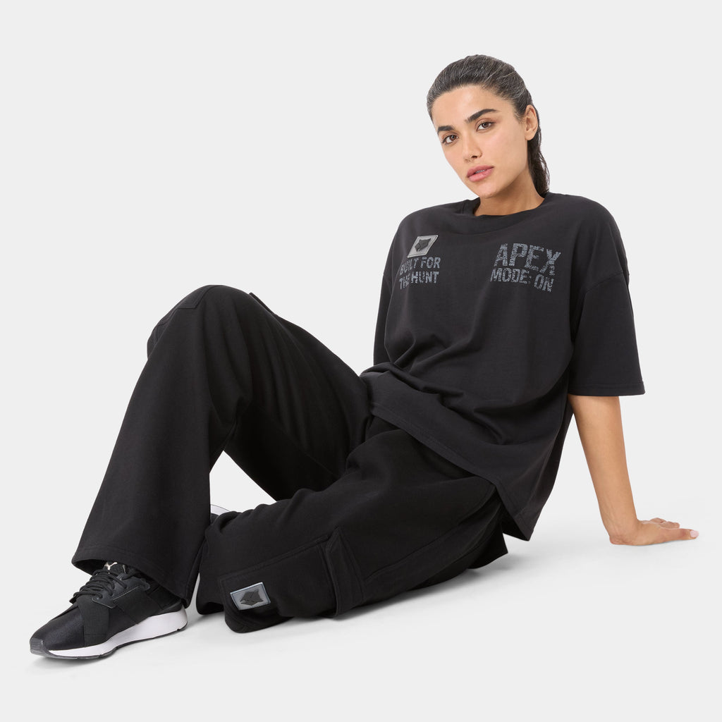 VOLTFEM_77 CARGO BOTTOM — NOIR GUERRE