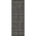 Caper Black Natural Checkered Rug