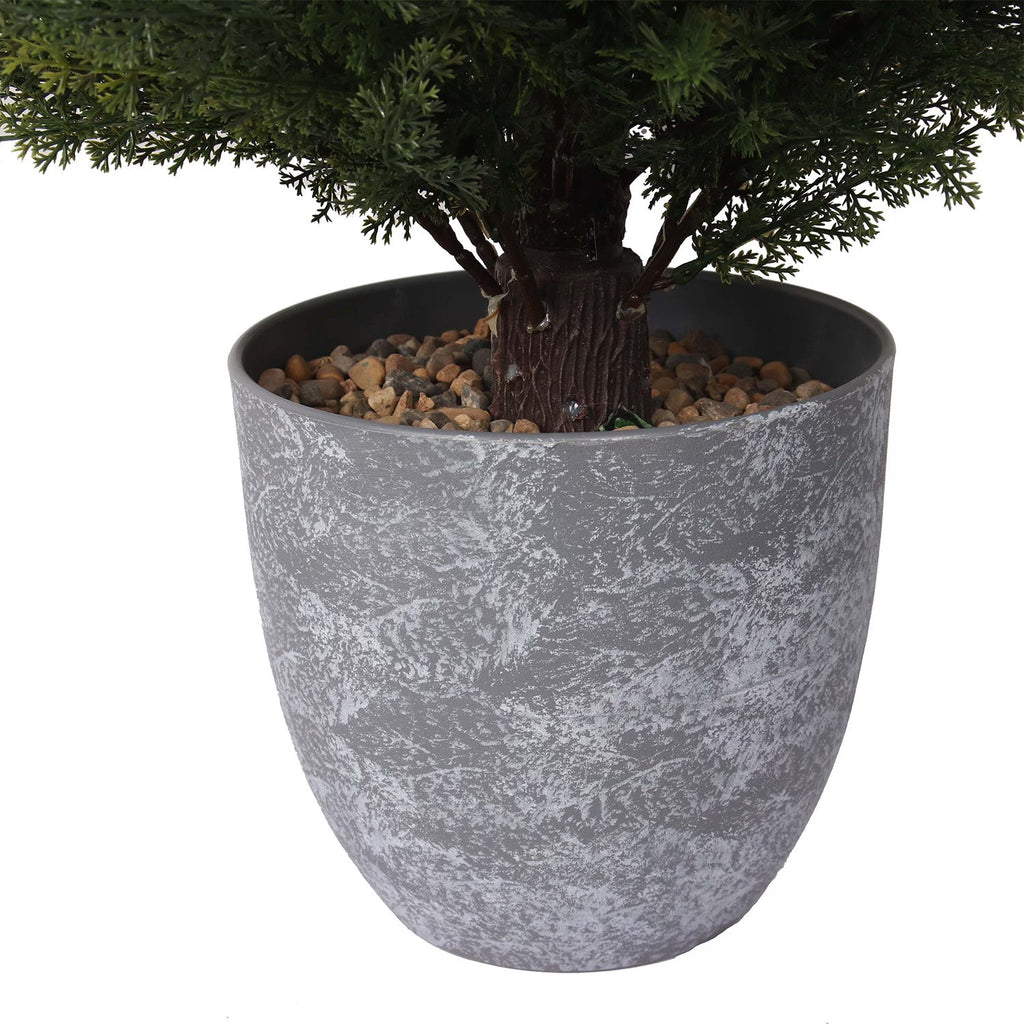 Hampton Faux Potted Cedar Topiary Plant (Multiple Sizes)