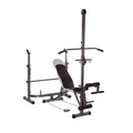 Hantelbank mit Latzugstation & Scott-Curl-Pult (LHG SR-01)