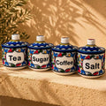 Handmade Flowers Ceramic Storage Canister – Pot with Lid