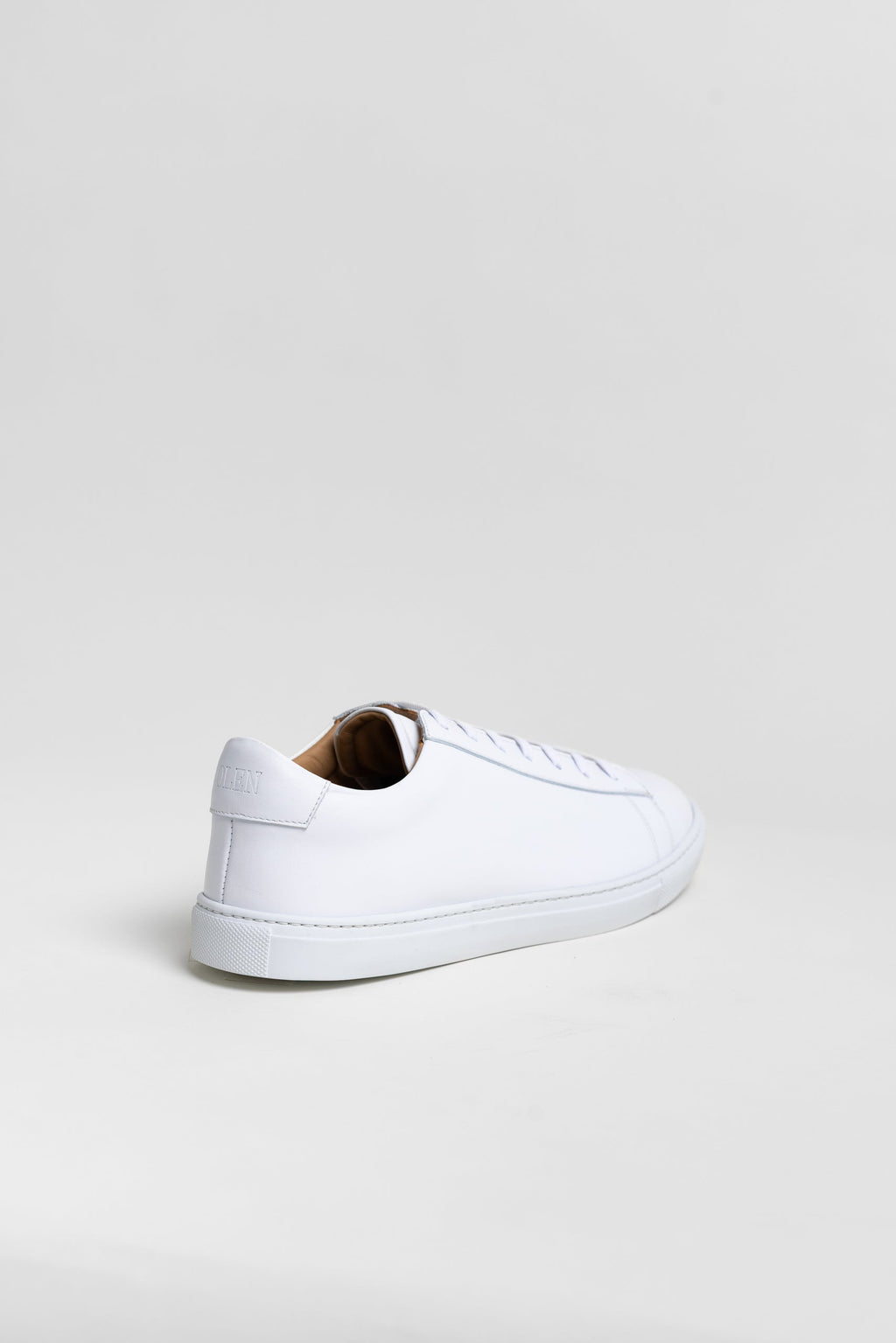 Città-Sneaker aus weißem Kalbsleder