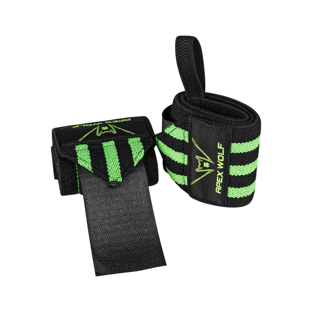 Battle Wrap Wrist Straps (Pair) – Green