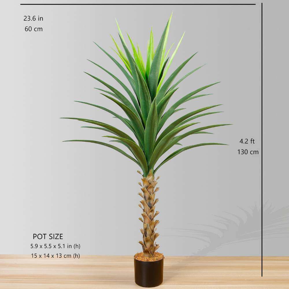 Yara Artificial Aloe Potted Plant 51"