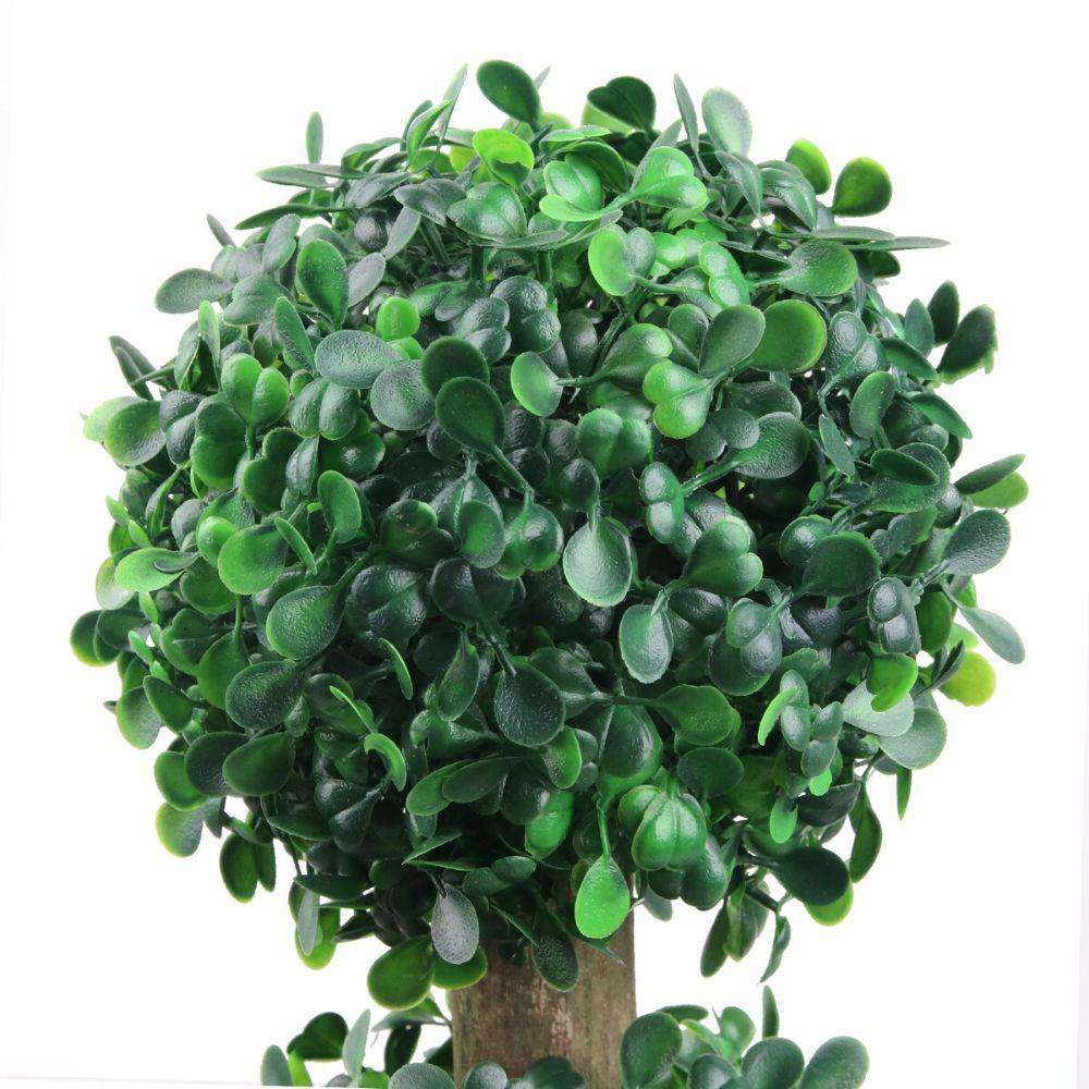 York Faux Potted Boxwood Topiary Plant 3'