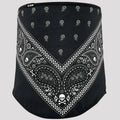 ZANheadgear Cache-cou Paisley Noir Motley