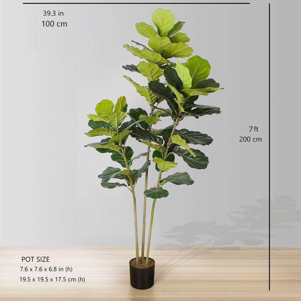 Alva Artificial Fiddle Leaf Potted Plant (Multiple Sizes)