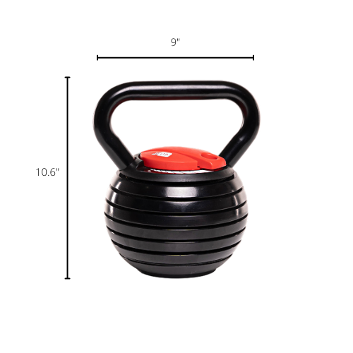 Kettlebells ajustables de hierro fundido