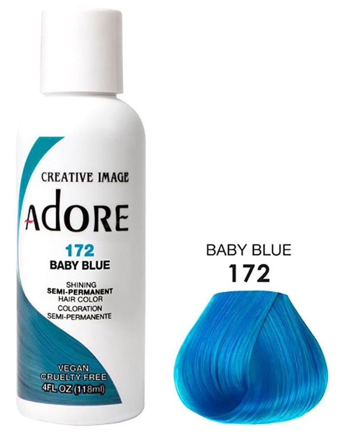 Adore Semi-Permanent Hair Color - 172 Baby Blue 4 oz
