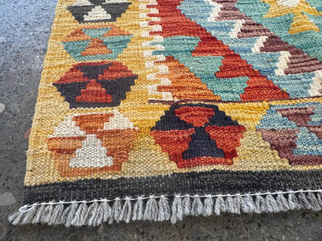 Afghan Maimana Kelim Teppich | 66 x 86 cm