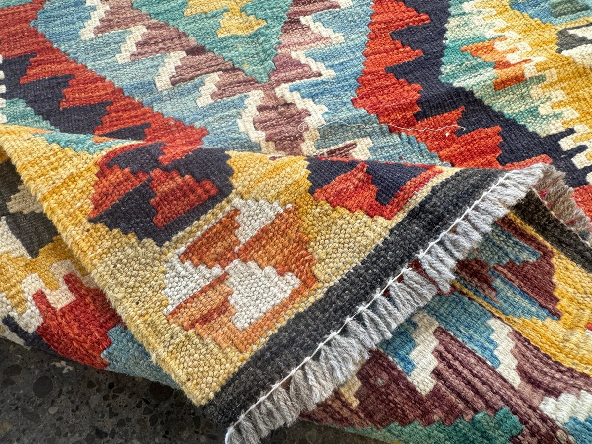 Afghan Maimana Kelim Teppich | 66 x 86 cm