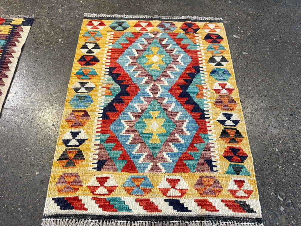 Afghan Maimana Kelim Teppich | 66 x 86 cm