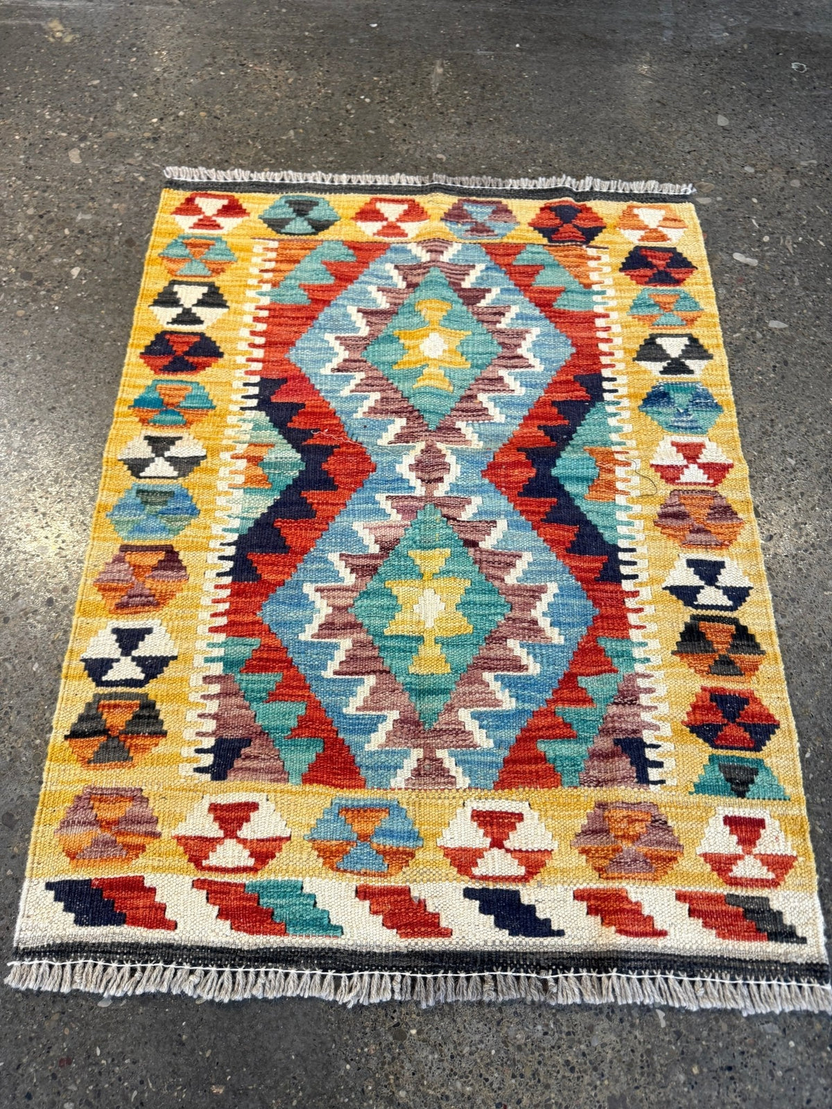 Afghan Maimana Kelim Teppich | 66 x 86 cm