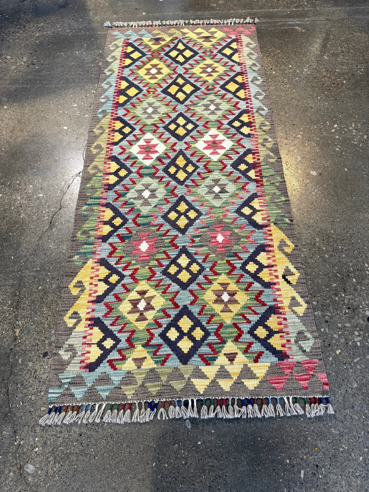 Afghan Maimana Kelim Teppich | 81 x 191 cm