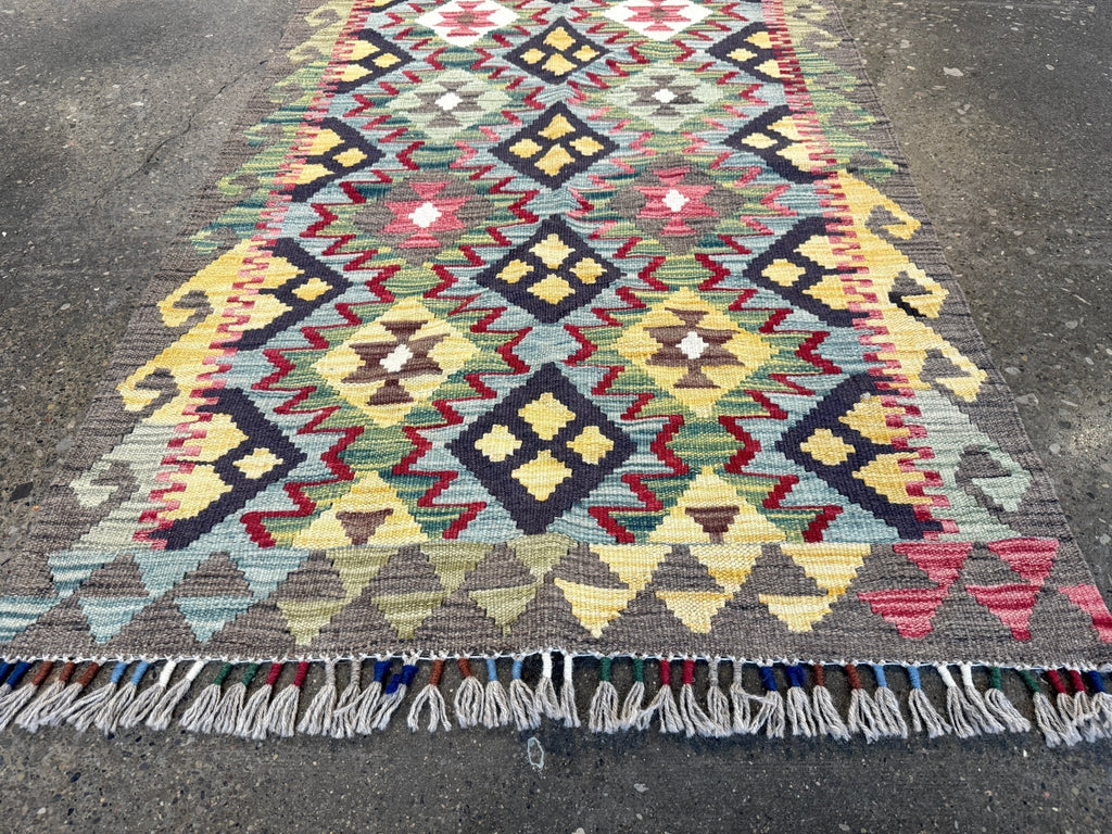 Afghan Maimana Kelim Teppich | 81 x 191 cm