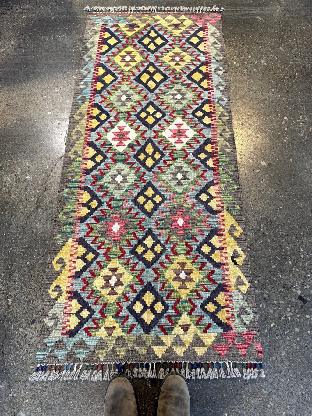 Afghan Maimana Kelim Teppich | 81 x 191 cm